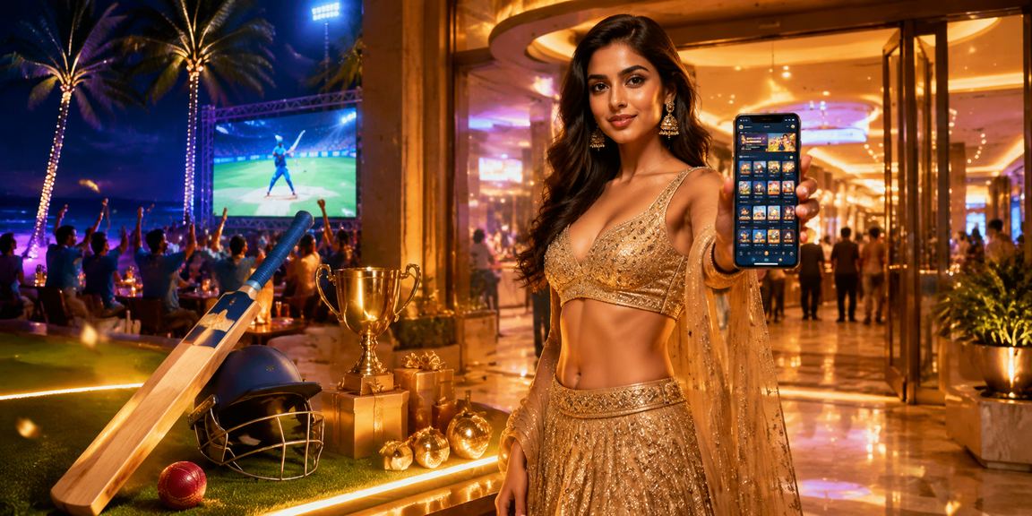 User enjoying mobile cricket betting interface in Goa